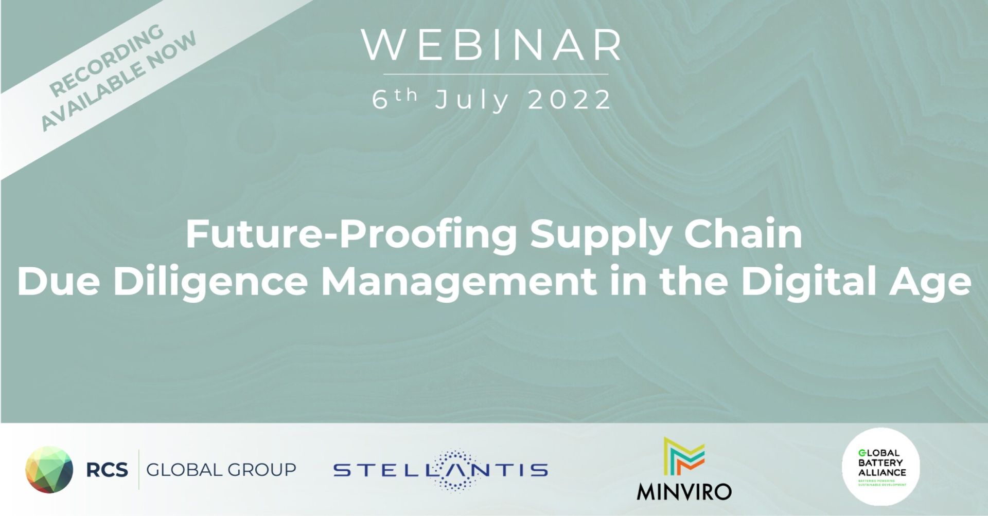 Webinar: Future-Proofing Supply Chain Due Diligence Management in the ...